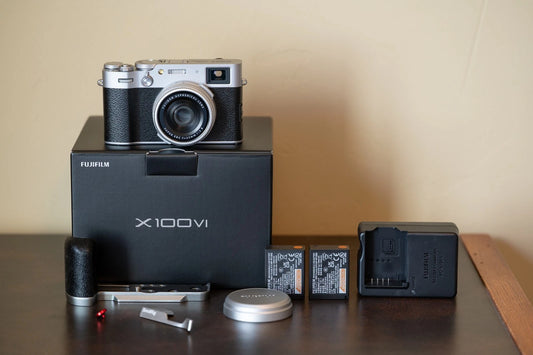 Fujifilm X100VI 40.2MP Digital Camera Silver + Accessories