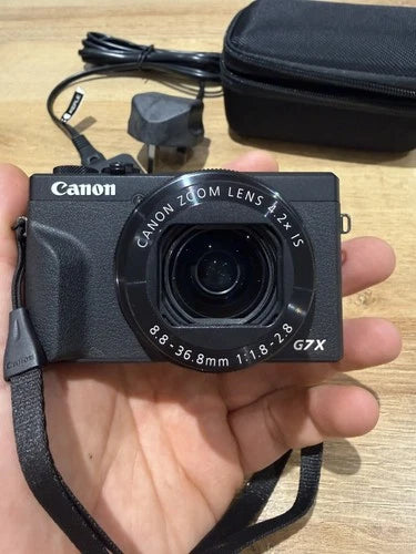 Canon PowerShot G7 X Mark III Black 20.1MP Digital Camera - Black mint